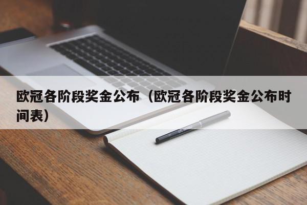 欧冠各阶段奖金公布（欧冠各阶段奖金公布时间表）