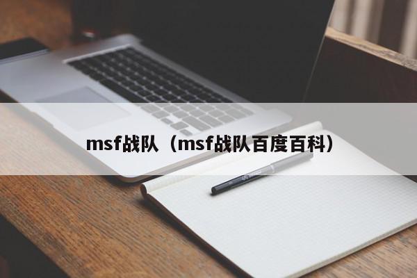 msf战队（msf战队百度百科）